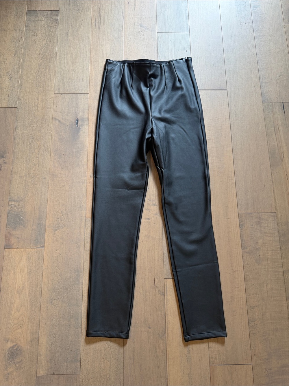 Gentle Fawn Black Faux Leather Slim Pants